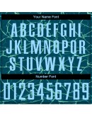 Best Pro Custom Aqua Light Blue-Black Sublimation Soccer Uniform Jersey